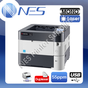 Kyocera ECOSYS P3055DN A4 Mono Laser Network Printer+Auto Duplex 55PPM TK-3194 (RRP$1417.90)